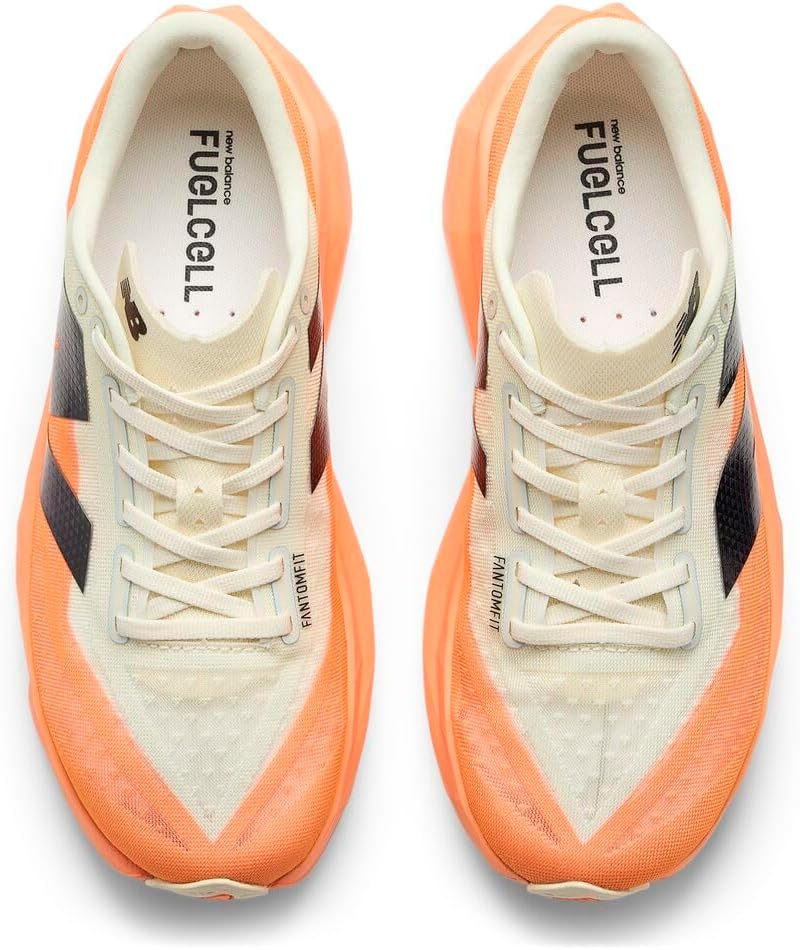 image:imageNew Balance Mens FuelCell Rebel V4 Running ShoesHot MangoAngoraBlack