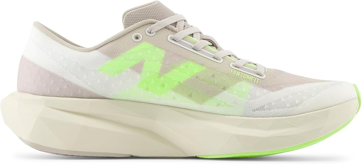 image:imageNew Balance Mens FuelCell Rebel V4 Running ShoesMoonrockBleached Lime Glo