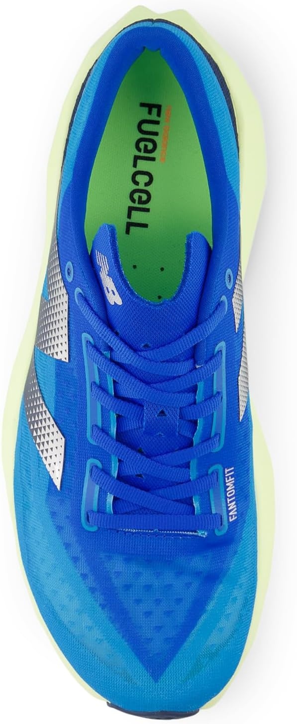 image:imageNew Balance Mens FuelCell Rebel V4 Running ShoesSpice BlueLimelightBlue Oasis