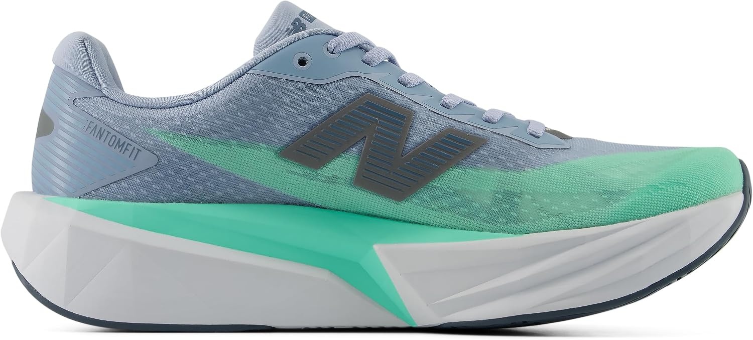 image:imageNew Balance Mens FuelCell Rebel V5Light Arctic GreyBright Mint