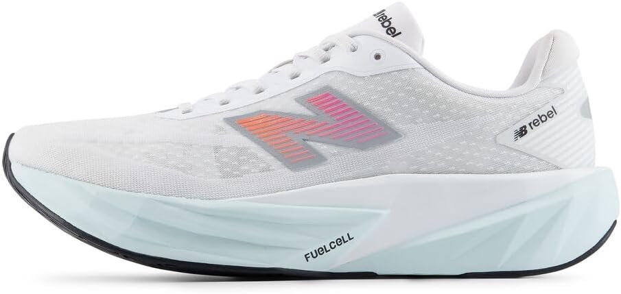 image:imageNew Balance Mens FuelCell Rebel V5Nb 103 WhitePink Heat