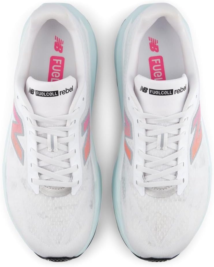 image:imageNew Balance Mens FuelCell Rebel V5Nb 103 WhitePink Heat