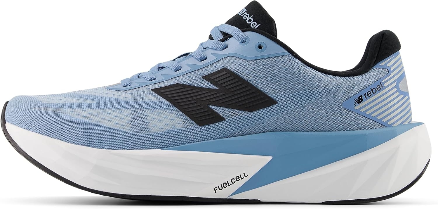 image:imageNew Balance Mens FuelCell Rebel V5Still WaterRaincloudWhite