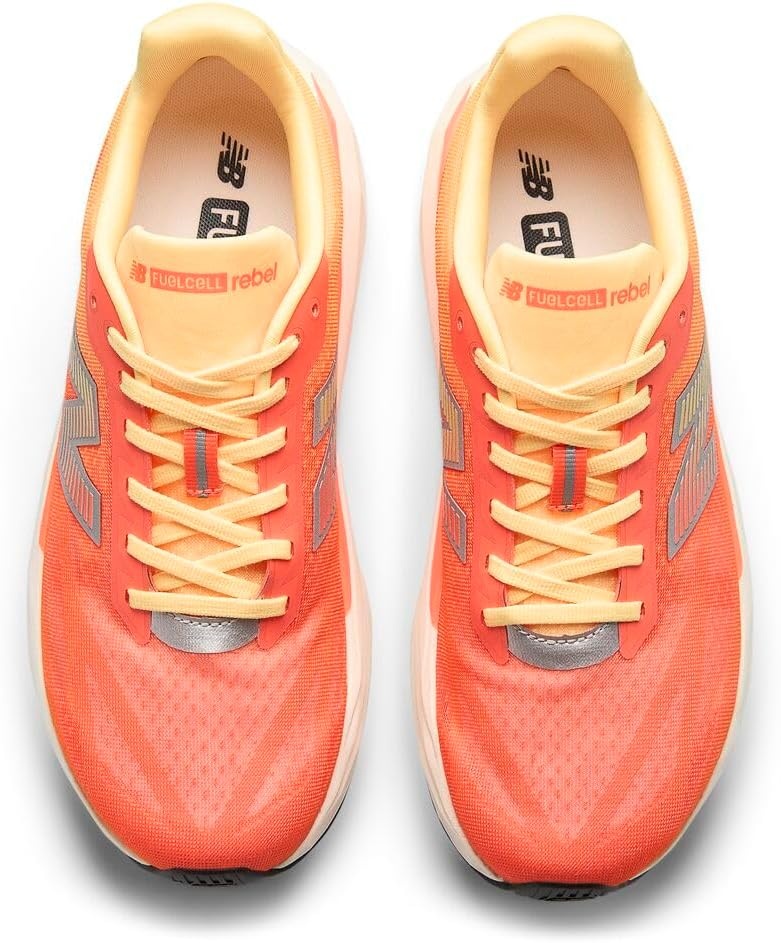 image:imageNew Balance Mens FuelCell Rebel V5Tangerine HeatSilver Metallic