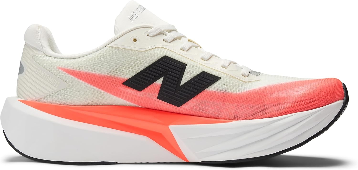 image:imageNew Balance Mens FuelCell Rebel V5Urgent RedWhiteSea Salt