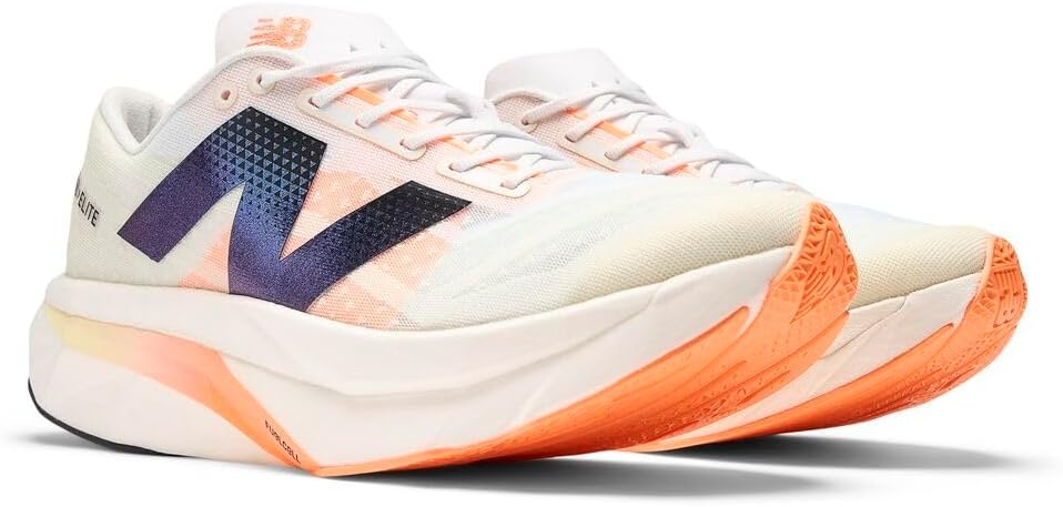 image:imageNew Balance Mens FuelCell Supercomp Elite V4 Running ShoesWhiteAngoraHot Mango