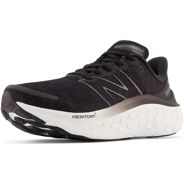 image:imageNew Balance Mens Fresh Foam X Kaiha Road Running ShoesBlackPhantomDark Silver Metallic