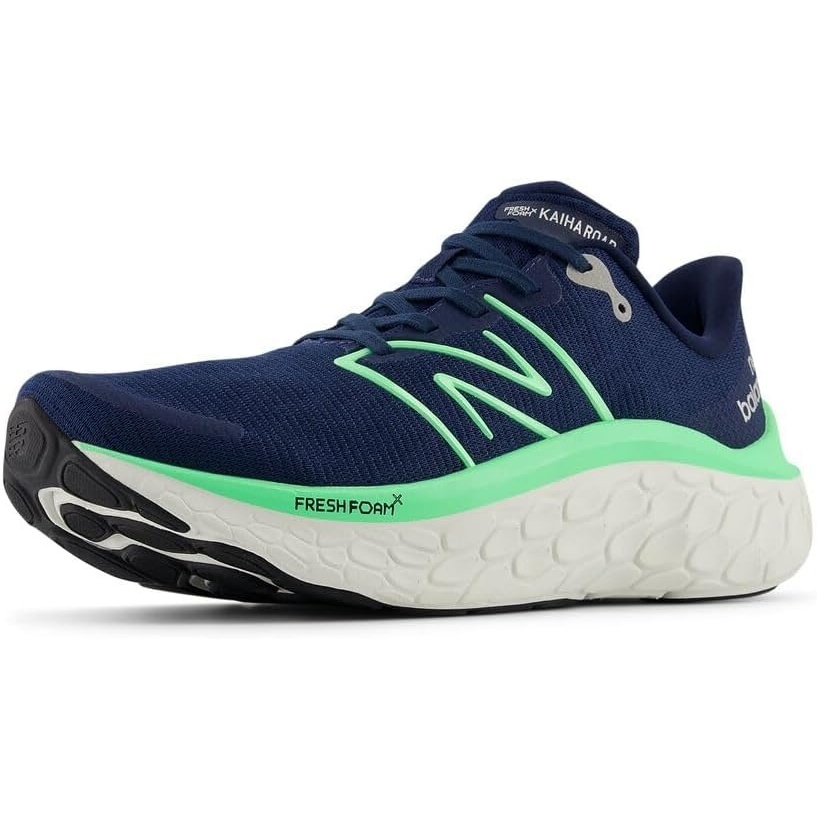image:imageNew Balance Mens Fresh Foam X Kaiha Road Running ShoesNb NavyElectric JadeReflection