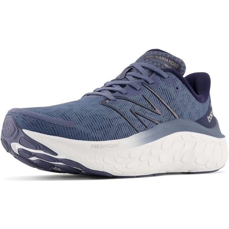 image:imageNew Balance Mens Fresh Foam X Kaiha Road Running ShoesVintage IndigoNatural IndigoSilver Metallic