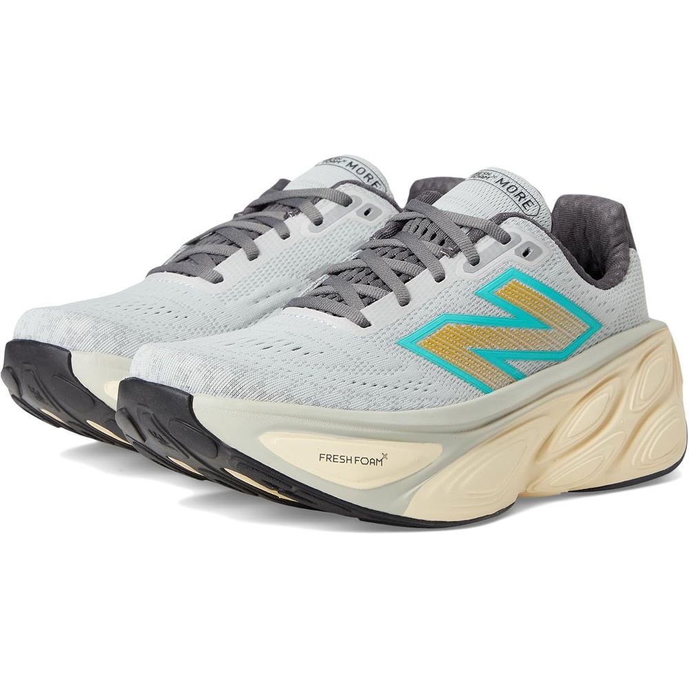 image:imageNew Balance Mens Fresh Foam X More V5Brighton GreyCalciumCyber Jade