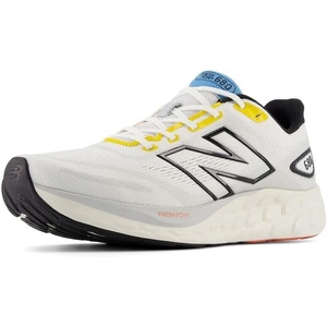 New Balance Men’s Fresh Foam 680 V8(White/Black/Ginger Lemon)