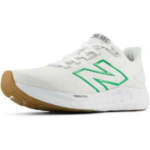 New Balance Men’s Fresh Foam 680 V8(White/Brighton Grey/Kelly Green)