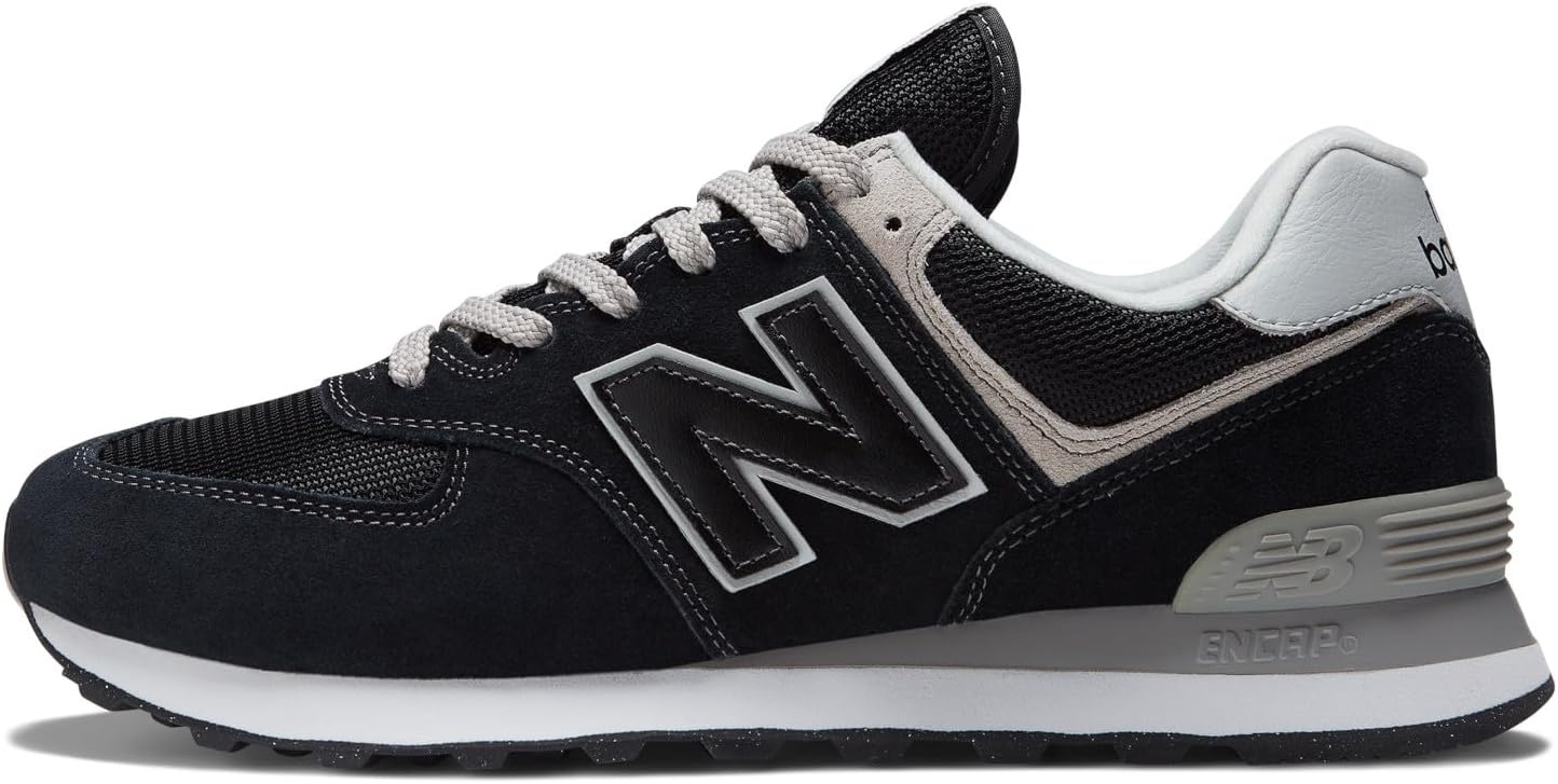 image:imageNew Balance 574 Unisex ShoesBlackWhite