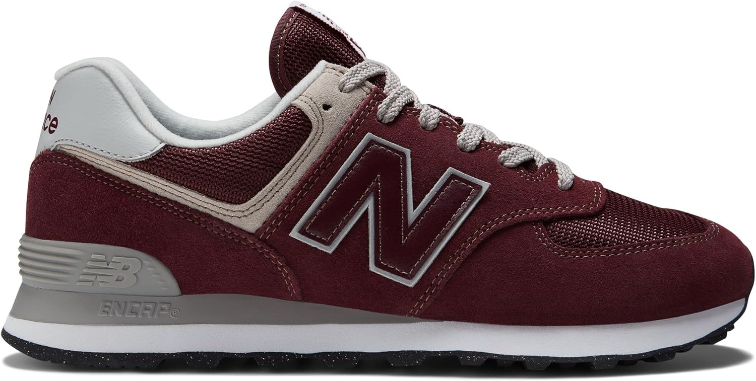 image:imageNew Balance 574 Unisex ShoesBurgundyWhite
