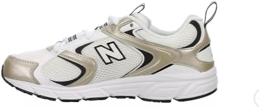 image:imageNew Balance Mens 408 V1 SneakersSea SaltWhiteLight Gold Metallic