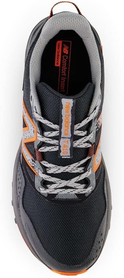 image:imageNew Balance Mens 410 V8 Trail Running ShoeBlackCayenneShadow Grey