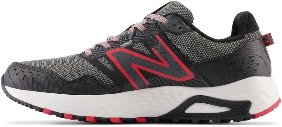 image:imageNew Balance Mens 410 V8 Trail Running ShoeBlacktopNeo FlameShadow Grey