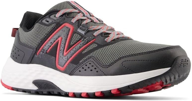 image:imageNew Balance Mens 410 V8 Trail Running ShoeBlacktopNeo FlameShadow Grey