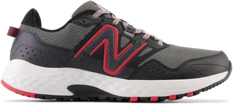 image:imageNew Balance Mens 410 V8 Trail Running ShoeBlacktopNeo FlameShadow Grey