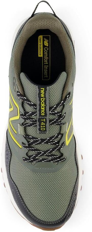 image:imageNew Balance Mens 410 V8 Trail Running ShoeDark OlivineGinger LemonBlack