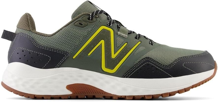 image:imageNew Balance Mens 410 V8 Trail Running ShoeDark OlivineGinger LemonBlack