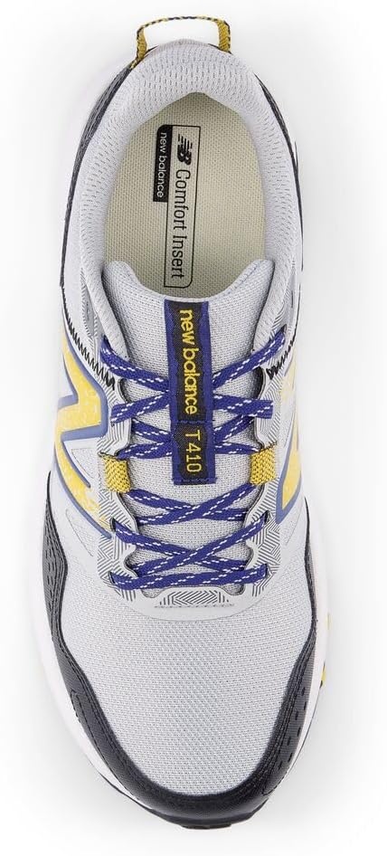 image:imageNew Balance Mens 410 V8 Trail Running ShoeGrey MatterBlue OysterBaroque Gold