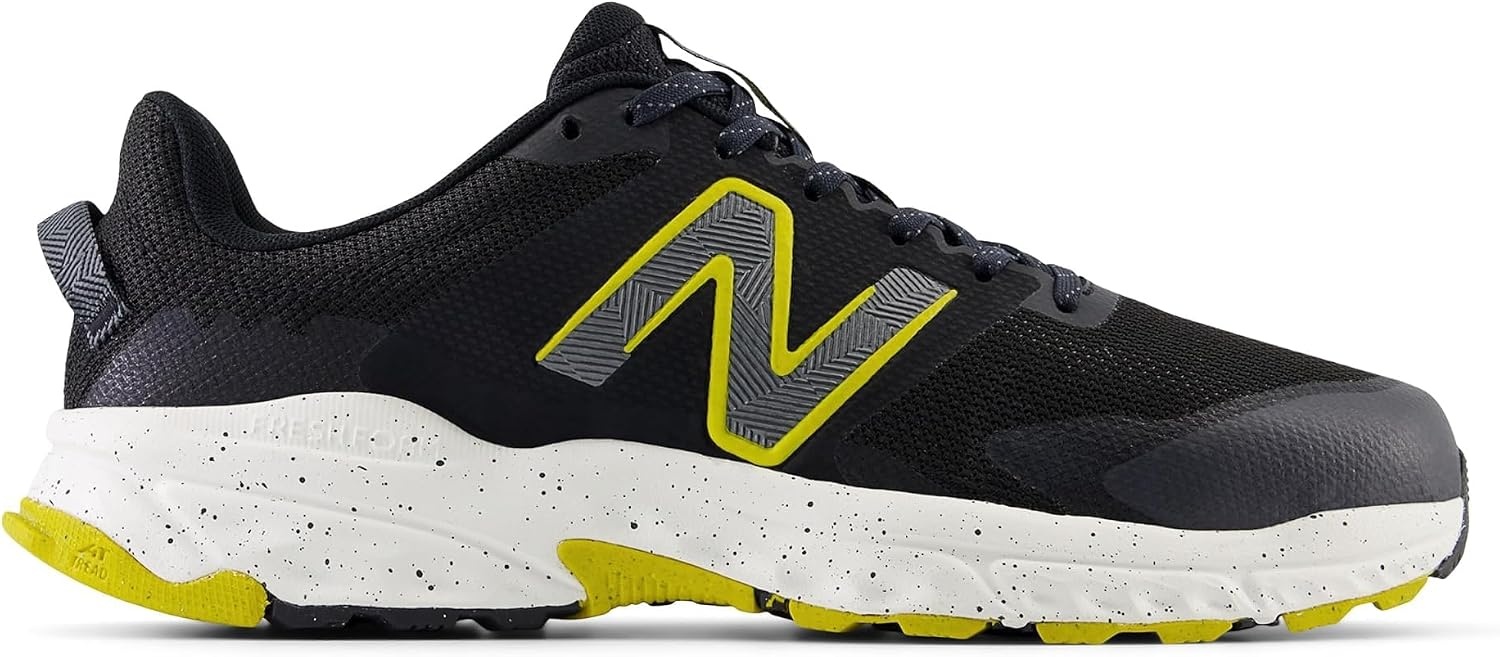 image:imageNew Balance Mens Fresh Foam 510 V6 Trail Running ShoesBlackPhantomGinger Lemon