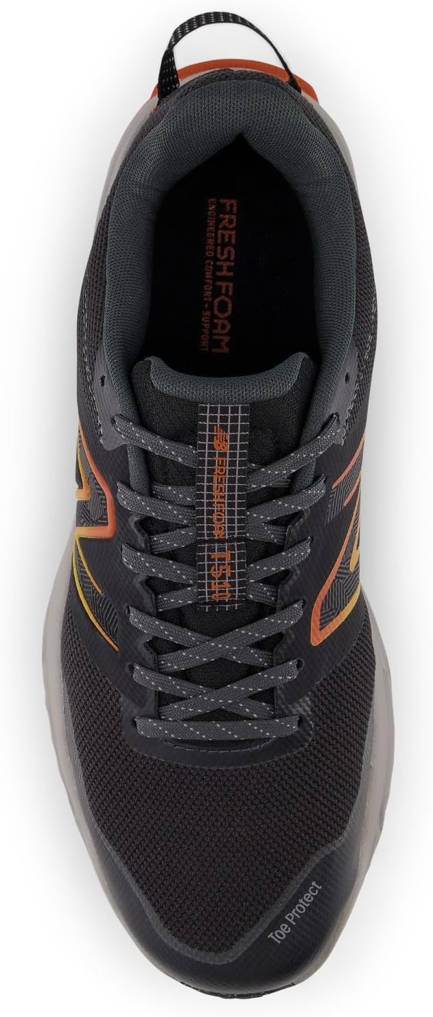 image:imageNew Balance Mens Fresh Foam 510 V6 Trail Running ShoesBlackShadow GreyCayenne