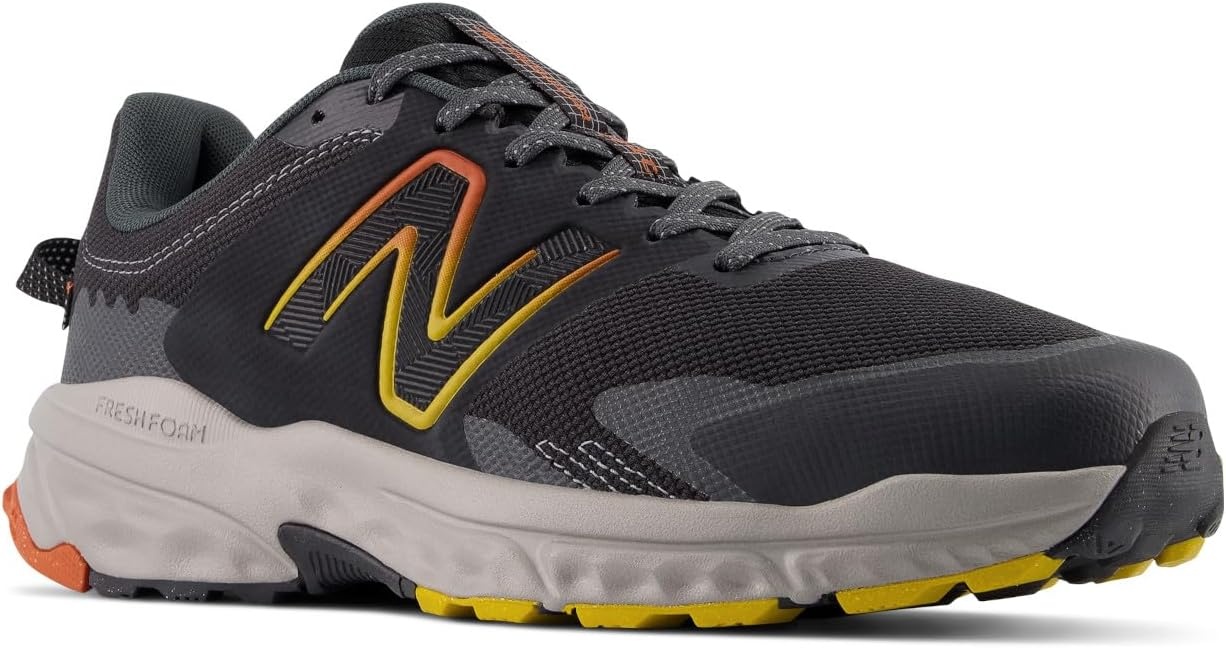 image:imageNew Balance Mens Fresh Foam 510 V6 Trail Running ShoesBlackShadow GreyCayenne