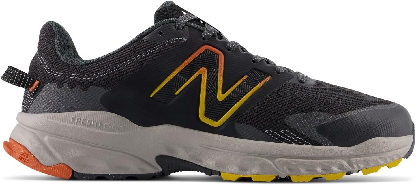 image:imageNew Balance Mens Fresh Foam 510 V6 Trail Running ShoesBlackShadow GreyCayenne