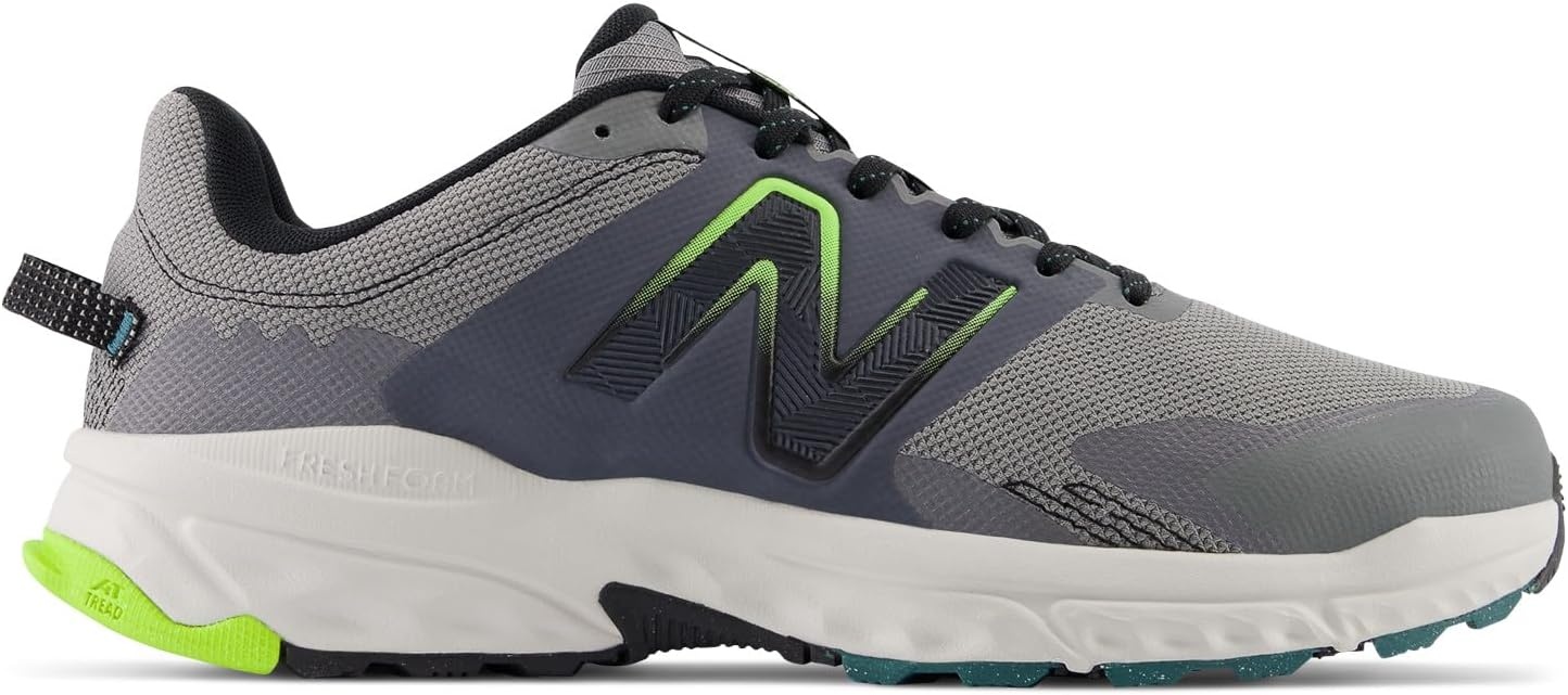 image:imageNew Balance Mens Fresh Foam 510 V6 Trail Running ShoesHarbor GreyThirty WattVintage Teal
