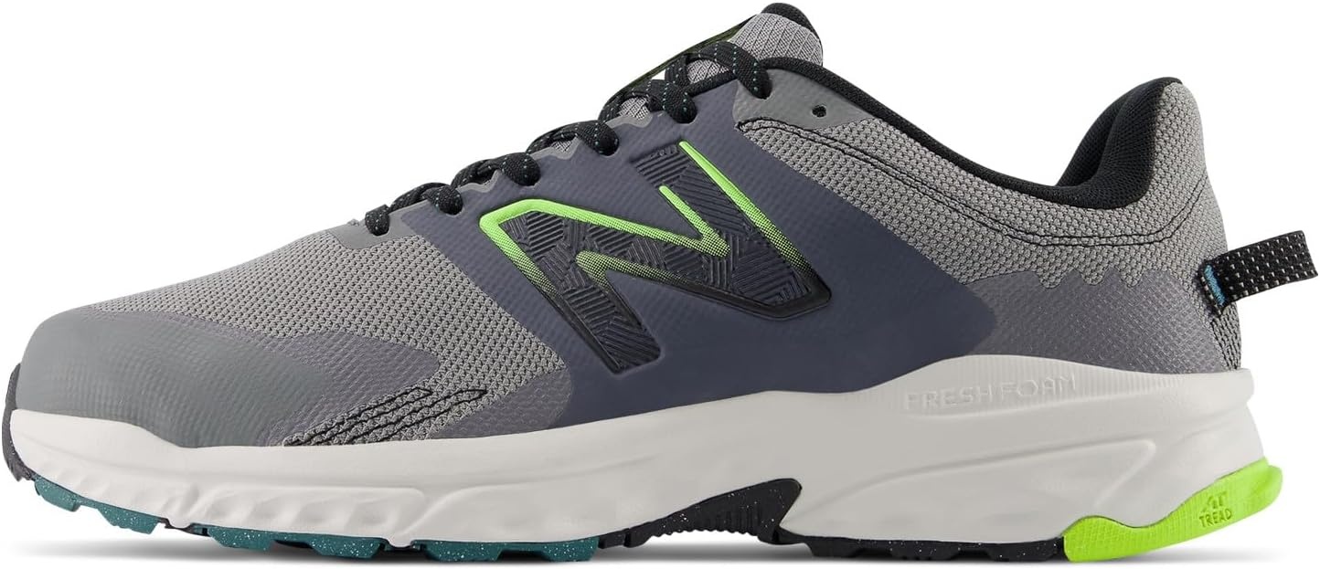 image:imageNew Balance Mens Fresh Foam 510 V6 Trail Running ShoesHarbor GreyThirty WattVintage Teal