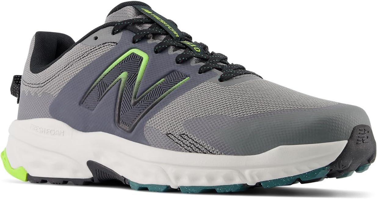 image:imageNew Balance Mens Fresh Foam 510 V6 Trail Running ShoesHarbor GreyThirty WattVintage Teal