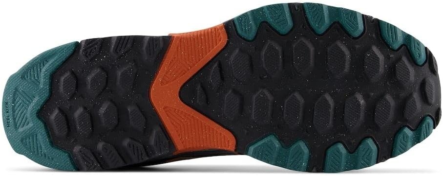 image:imageNew Balance Mens Fresh Foam 510 V6 Trail Running ShoesMagnetBlackHot Marigold