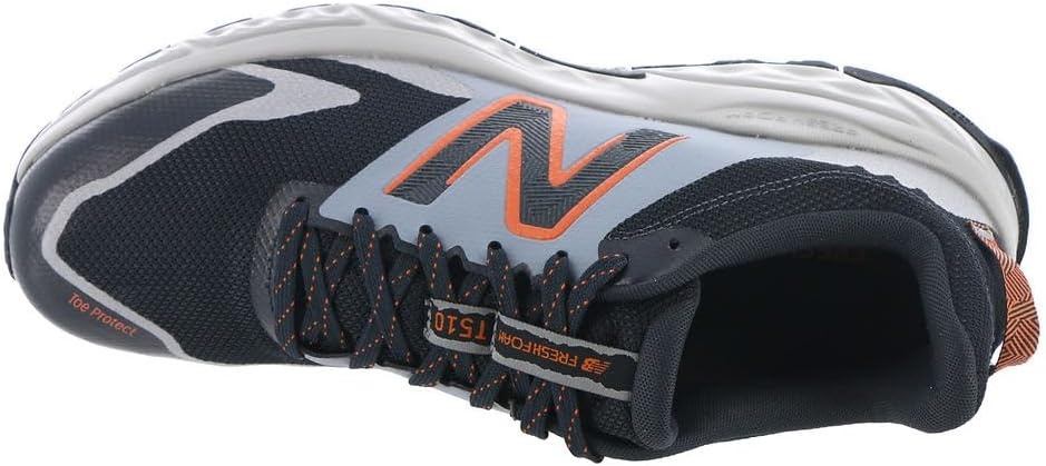 image:imageNew Balance Mens Fresh Foam 510 V6 Trail Running ShoesPhantomTeam Away GreyClassic Orange