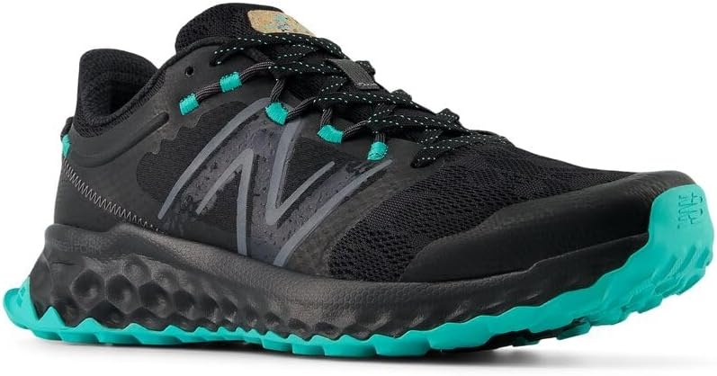 image:imageNew Balance Mens Fresh Foam Garo V1Trail Running ShoeBlackCyber JadeBlack