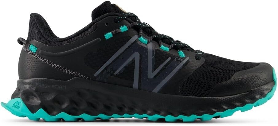 image:imageNew Balance Mens Fresh Foam Garo V1Trail Running ShoeBlackCyber JadeBlack