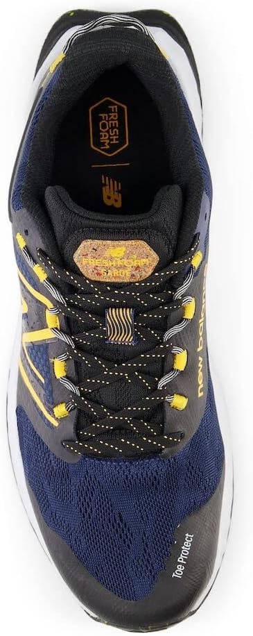 image:imageNew Balance Mens Fresh Foam Garo V1Trail Running ShoeNb NavyHot MarigoldBlack