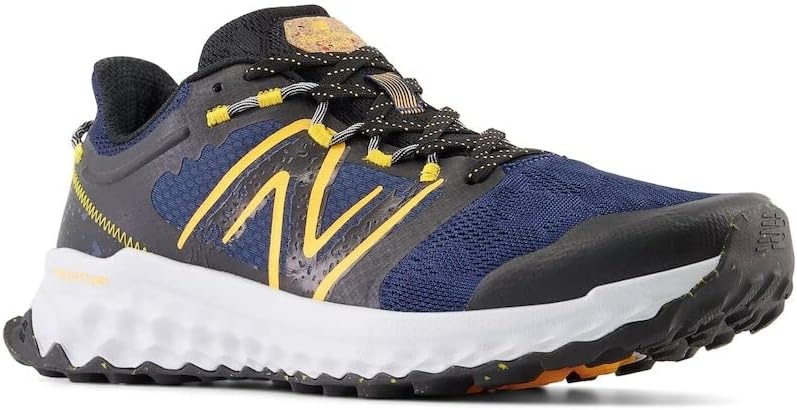 image:imageNew Balance Mens Fresh Foam Garo V1Trail Running ShoeNb NavyHot MarigoldBlack