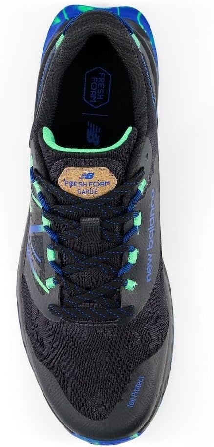 image:imageNew Balance Mens Fresh Foam Garo V1Trail Running ShoePhantomBlue OasisLime Leaf
