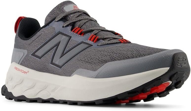 image:imageNew Balance Mens Fresh Foam X Garo V2 Trail Running ShoeCastlerockTrue RedSlate Grey