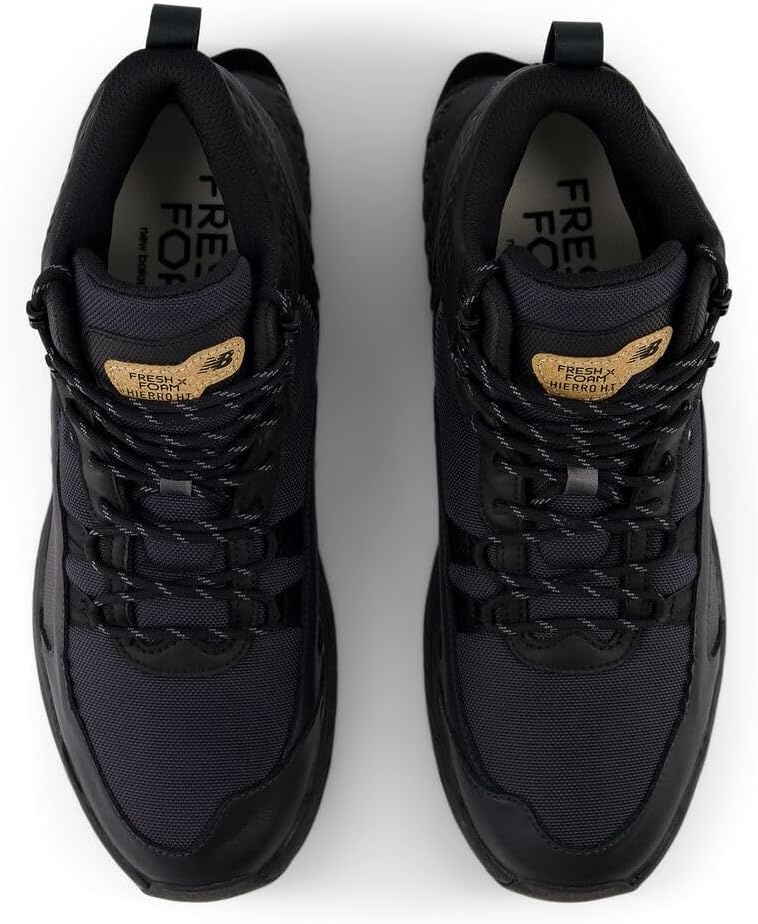 image:imageNew Balance Mens Fresh Foam X Hierro V1 MidCut Trail Runners Trail Running ShoesBlackCastlerockPhantom