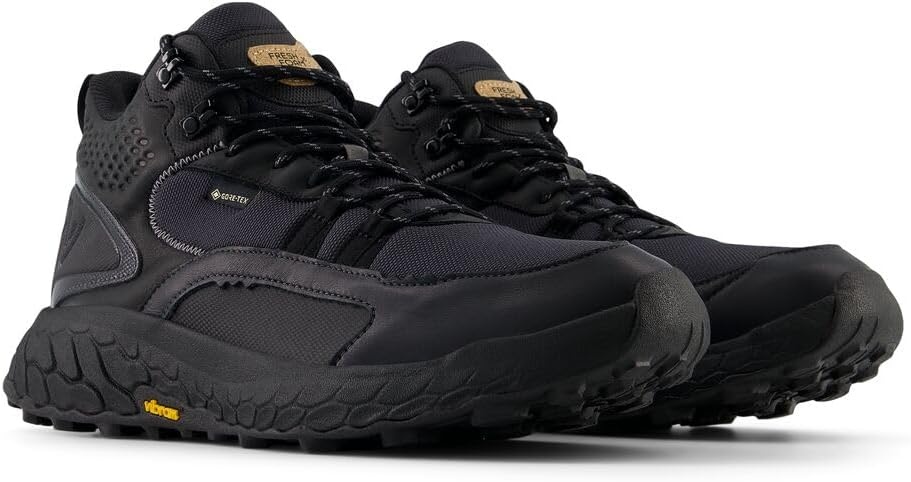 image:imageNew Balance Mens Fresh Foam X Hierro V1 MidCut Trail Runners Trail Running ShoesBlackCastlerockPhantom