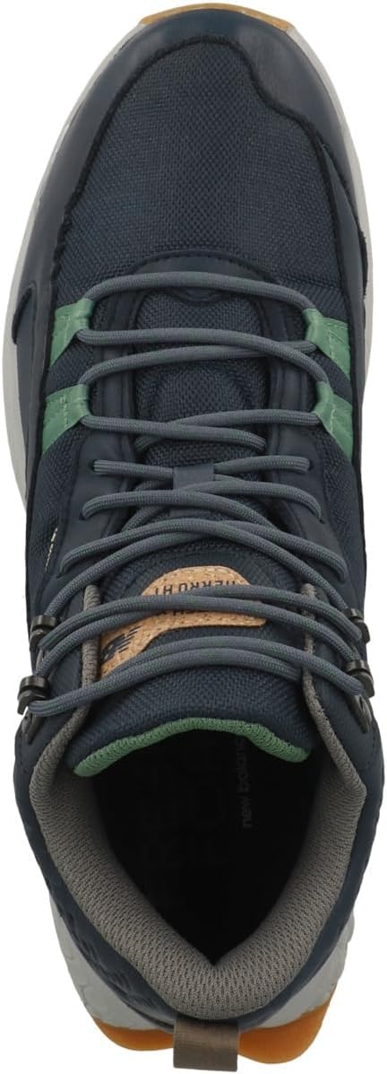 image:imageNew Balance Mens Fresh Foam X Hierro V1 MidCut Trail Runners Trail Running ShoesNatural IndigoEclipseJade