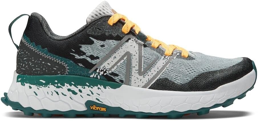 image:imageNew Balance Mens Fresh Foam X Hierro V7 ShoesConcreteVintage TealHot Marigold