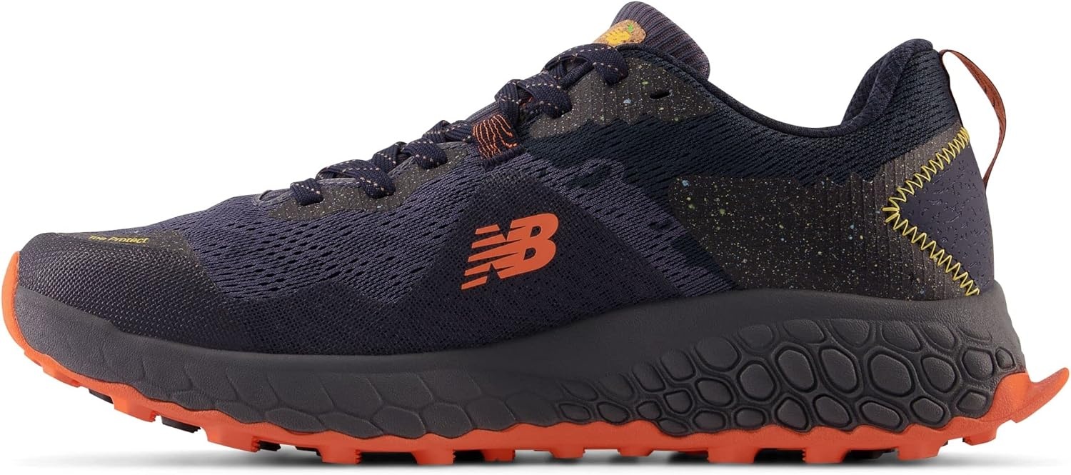 image:imageNew Balance Mens Fresh Foam X Hierro V7 ShoesThunderVibrant OrangeVibrant Apricot