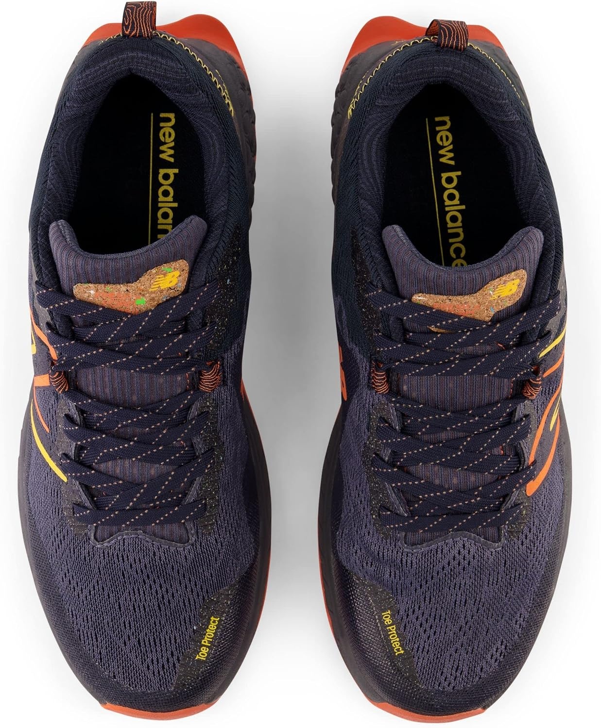 image:imageNew Balance Mens Fresh Foam X Hierro V7 ShoesThunderVibrant OrangeVibrant Apricot