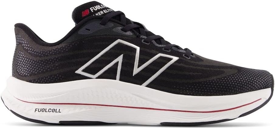 image:imageNew Balance Mens FuelCell Walker Elite V1BlackTeam RedSilver