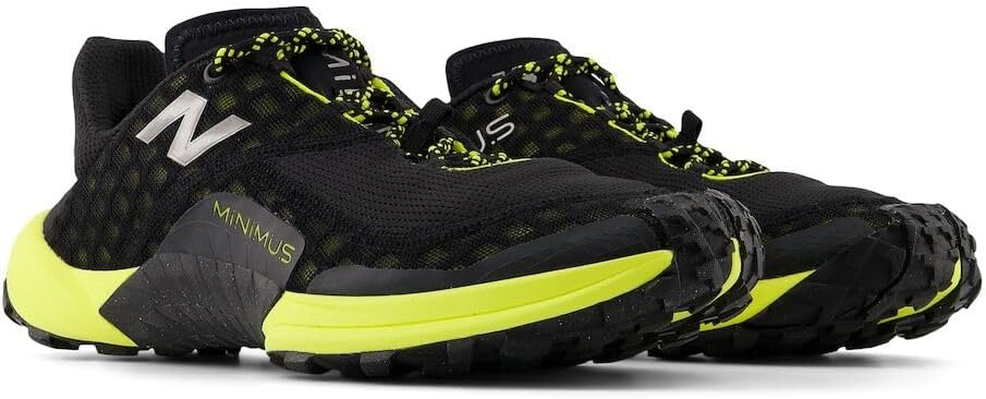 image:imageNew Balance Mens MT10V1 Minimus Trail Running ShoeBlackFireflyGinger Lemon