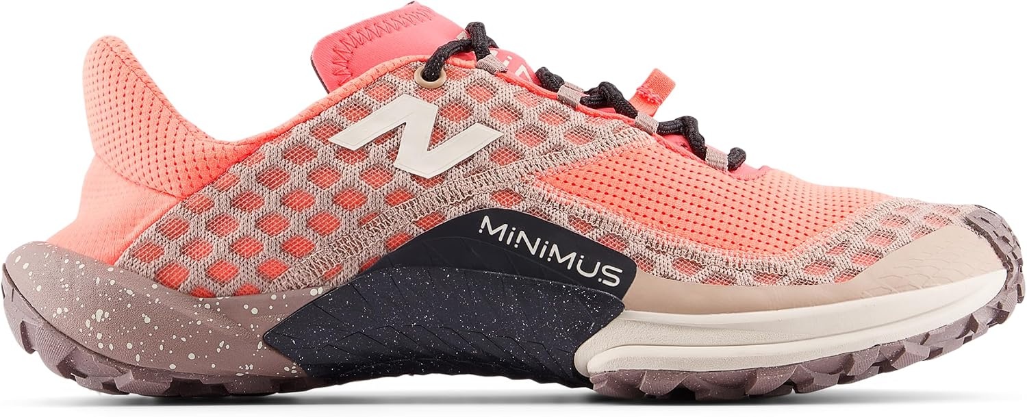 image:imageNew Balance Mens MT10V1 Minimus Trail Running ShoeUrgent RedFlat TaupeBisque